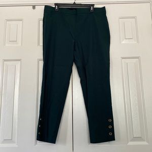 Roz&Ali hunter green pull on pants